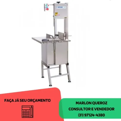 Serra Fita Inox com Pé Beccaro Novo