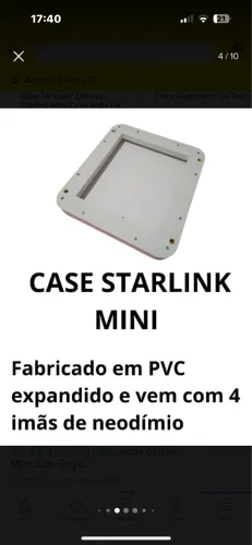 Case starlink mini carro ima