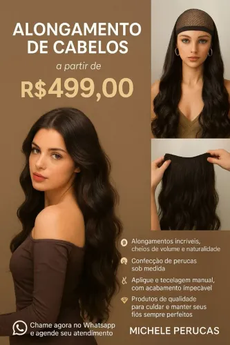 Alongamentos de cabelo natural