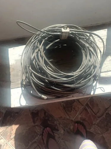 100mts Fio aéreo tv a cabo grosso