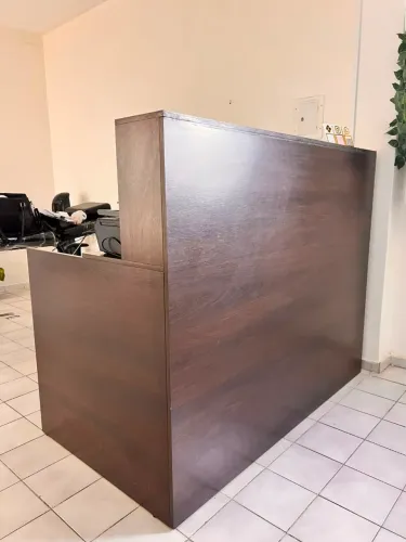 Balcão de recepção