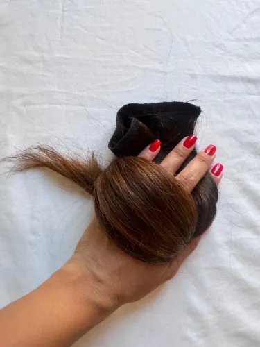 Mega Hair, cabelo humano.