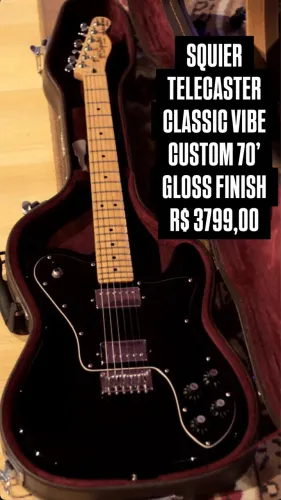 Guitarra Squier Telecaster Vintage Modified Custom 72 Gloss Finish
