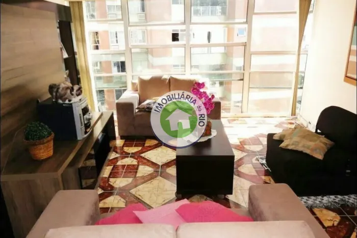 Apartamento à venda na Lagoa, Rio de Janeiro-RJ: 3 quartos, 2 salas, 1 banheiro, 1 vaga - 