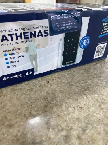 Fechadura Digital Inteligente porta de vidro