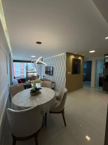 Apartamento 100% Mobiliado com 2 Quartos (1 suíte) em Manaíra, a 400 metros da Praia