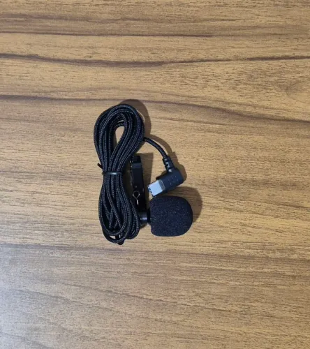 Microfone de Lapela Externa Sjcam Sj8 Sj9 Sj10 Type-C Original 