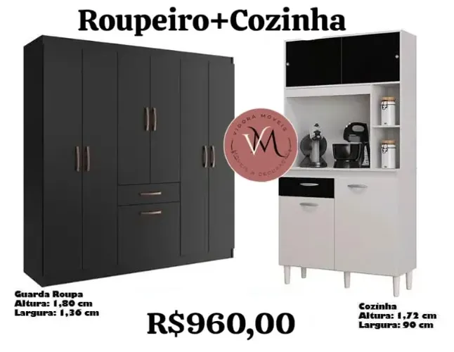 Roupeiro + cozinha (Pague na entrega)