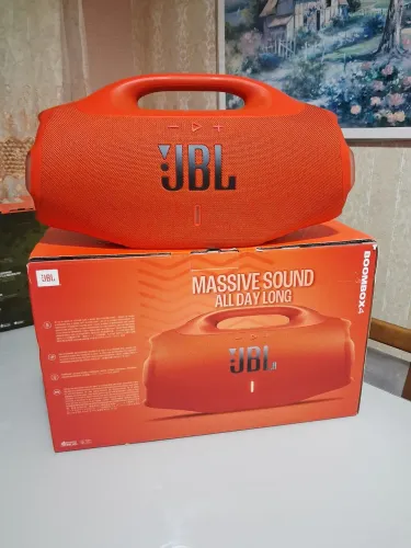 JBL Boombox4 na cor Laranja