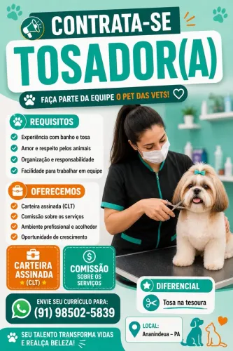 Tosador com experiência