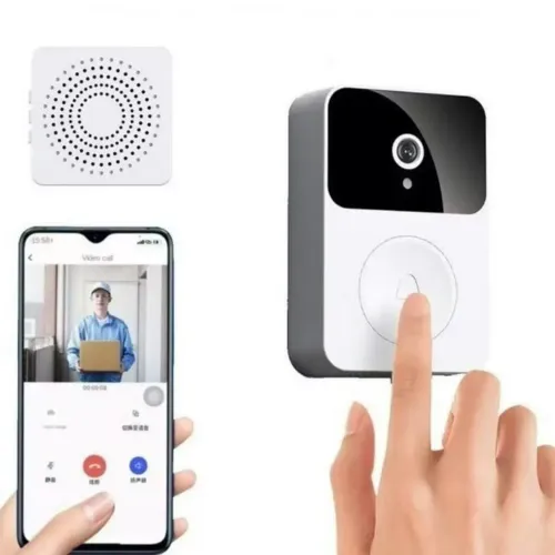 Campainha Inteligente com Câmera Wi-Fi Veja Pelo Celular