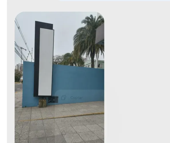 Totem tamanho 4,00x1,00 material ACM