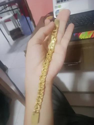 PULSEIRA MOEDA ANTIGA 10mm 22 cm