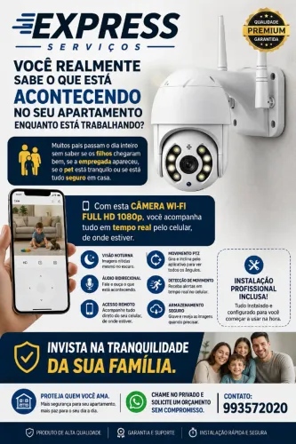 INSTALAÇÃO DE CÂMERA WI-FI | CONFIGURAÇÃO NO CELULAR