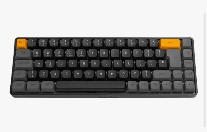 Teclado Mecânico Aigo GD68 Brown Sugar Switch Azul PBT