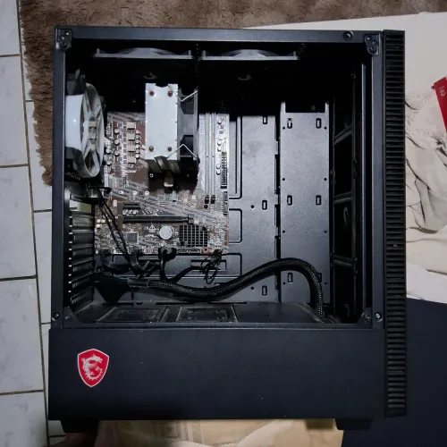 Gabinete Gamer T-Dagger Cube Black, Mid Tower, Lateral em Vidro,Preto + BRINDE(DESCRIÇÃO)