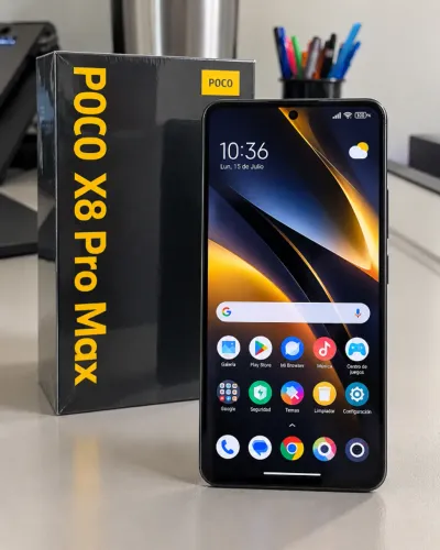 POCO X8 PRO MAX 12GB 256GB PRETO ZERO LACRADO