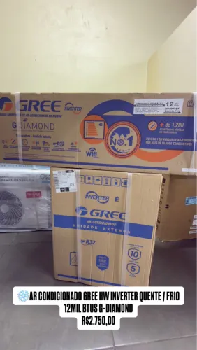 AR CONDICIONADO GREE GDIAMOND 12MIL BTUS