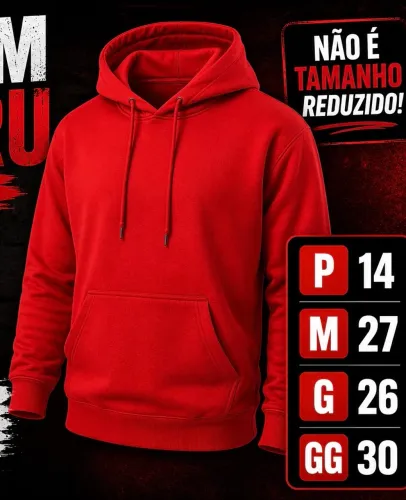 Moletom Vermelho Canguru