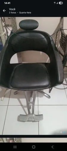 Cardeira de barbeiro e cabeleireiro 