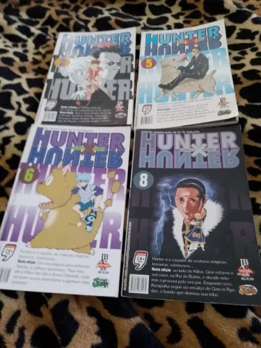 Mangá Hunter x Hunter volumes 2-5-6 e 8.