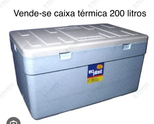 Caixa térmica de isopor 200 litros 