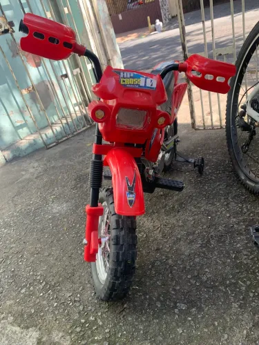 Moto Elétrica Infantil Criança Menina e Menino Motocross - Homeplay