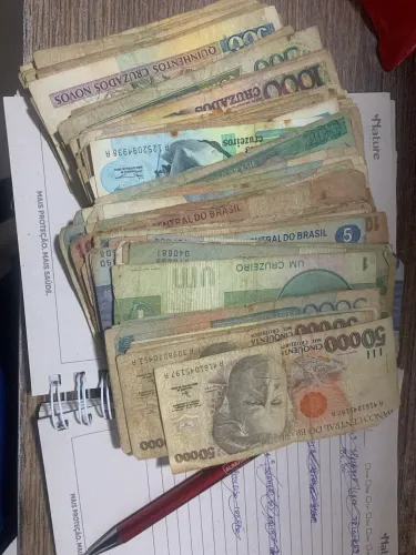 lote de cédulas antigas