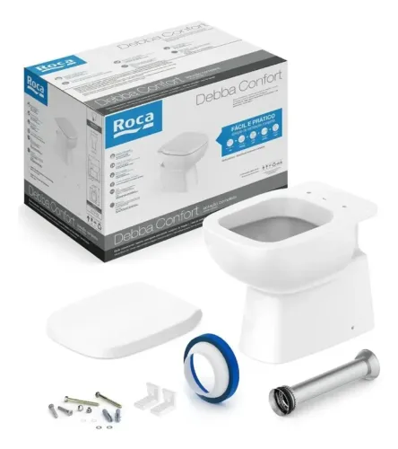 Kit De Bacia Convencional, Assento Pp E Itens De