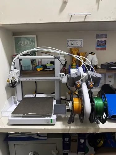 Máquina de impressão 3D bambu lab + ams + 9 filamentos 