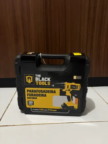 Parafusadeira/Furadeira a Bateria 12V The Black Tools Nova Lacrada