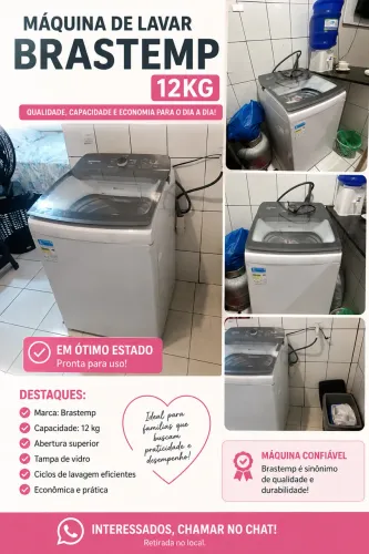 Maquina de lavar - 12kg