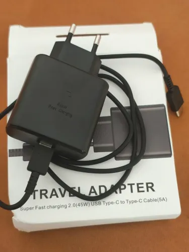carregador rápido 45w tipo C pra C novo
