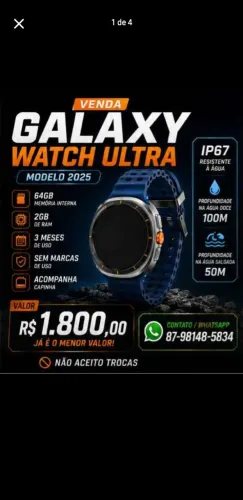 Galaxy wacth ultra versão 64gb