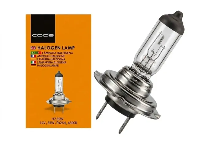 Kit 2 Lâmpadas H7 12v 55w Code Super Branca 4300k