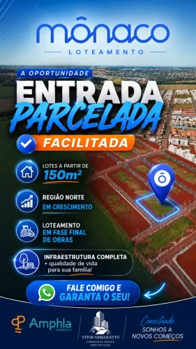 Terreno 150m² Região NORTE