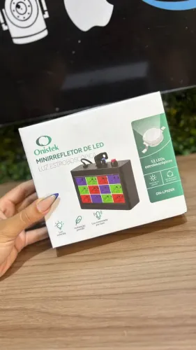 Mini Refletor de Led Luz Estroboscópica - ONISTEK 
