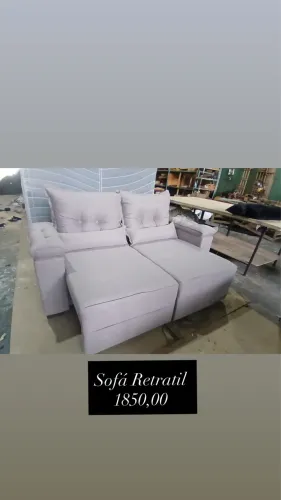 SOFÁ RETRATIL COM PILOW 1850