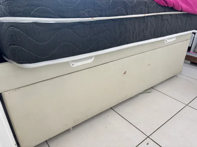 Colchão com cama baú
