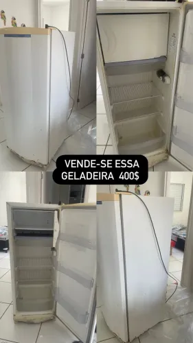 Geladeira funcionando e