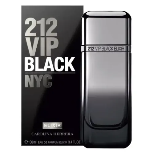 Perfume 212 Vip Black Elixir 100 Ml Edp Carolina Herrera
