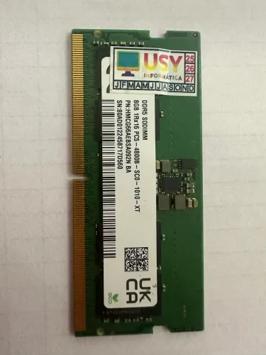 Kit Memória RAM DDR5 16GB (2×8GB) 4800MHz para Notebook - SK Hynix