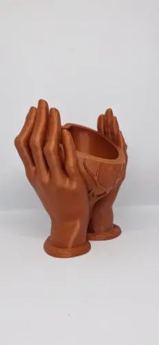 "MÃOS DA NATUREZA"- VASO PARA PLANTAS