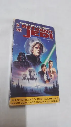 VHS Com Luva Guerra Nas Estrelas - O Retorno De Jedi ( 25333 )