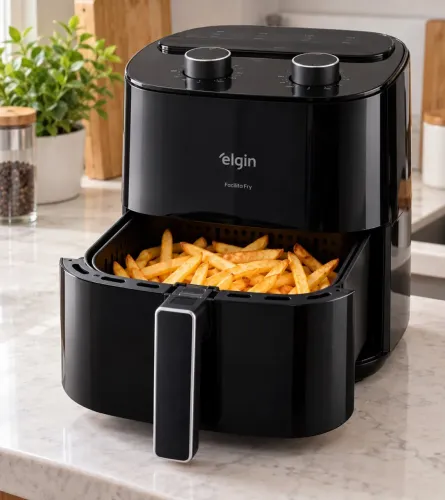 Air Fryer Elgin Facilita Fry 3,5L 1400W Preta
