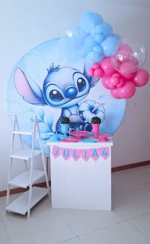 Decoração de festa pegue e monte stitch