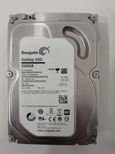 Hd 2tb seagate cftv dvr nvr cpu