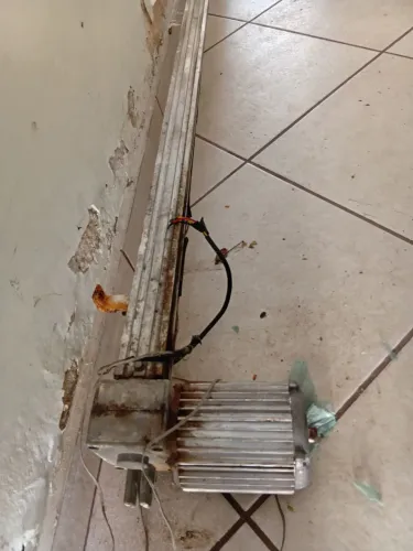 Motor de portão com trilho 5 metros