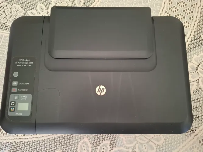 Impressora e digitalizadora Ink Advantage 2516, usada e funcionando. Com cartuchos vazios.