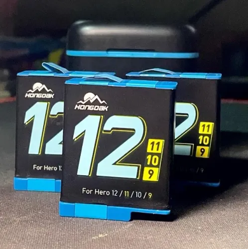 Kit 3 Baterias e Carregador Triplo GOPRO 10 11 12